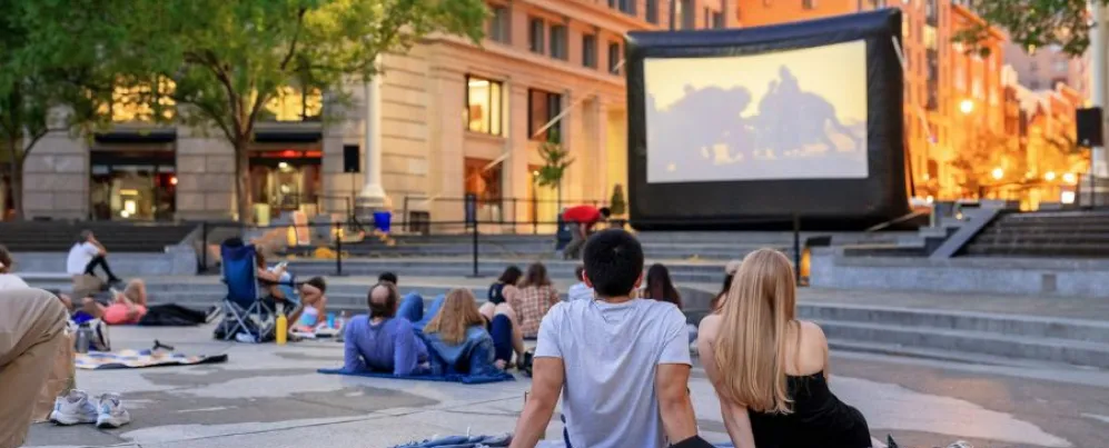 Movies on the Navy Memorial